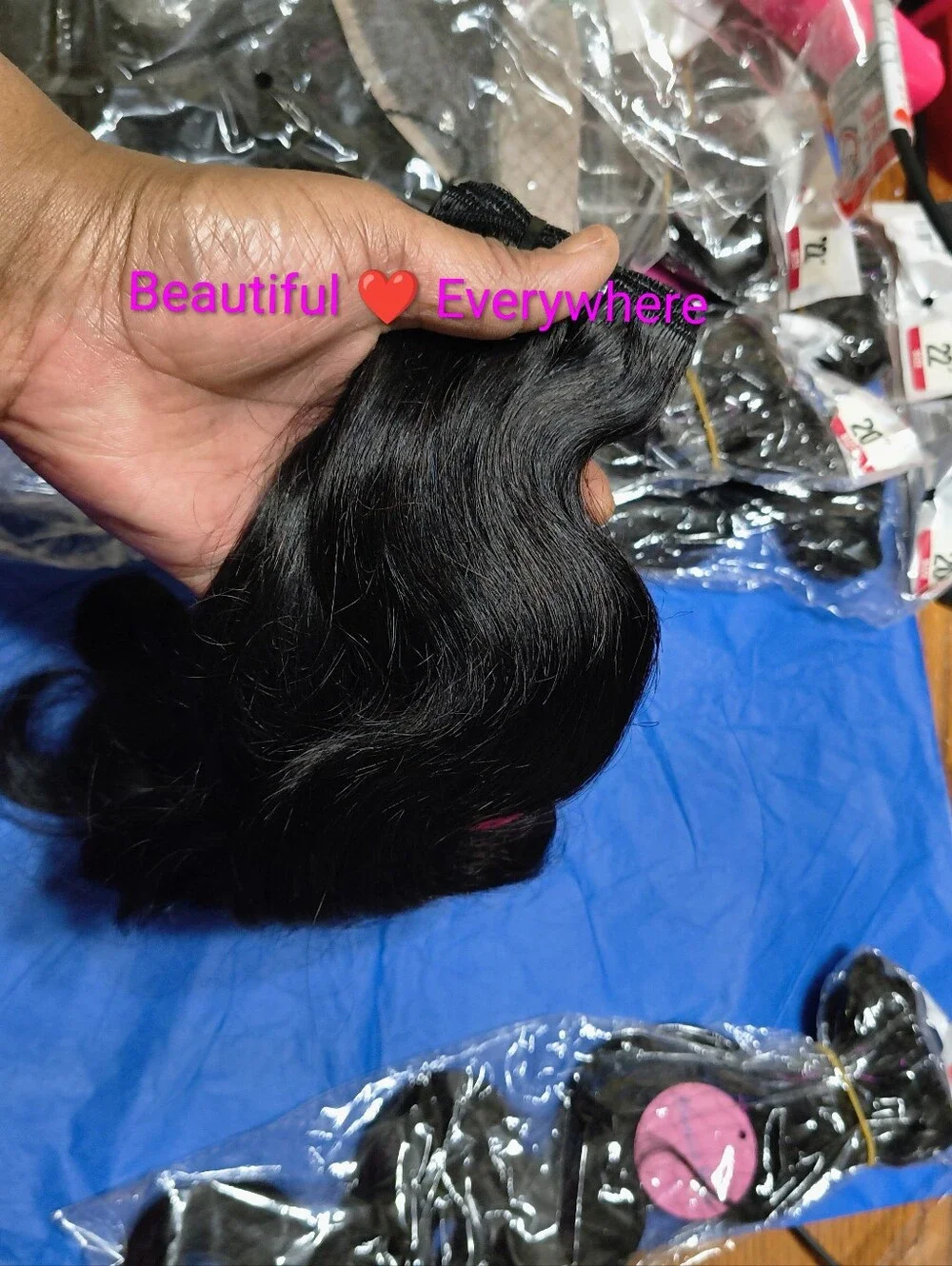 Human Hair Bundles & Frontal